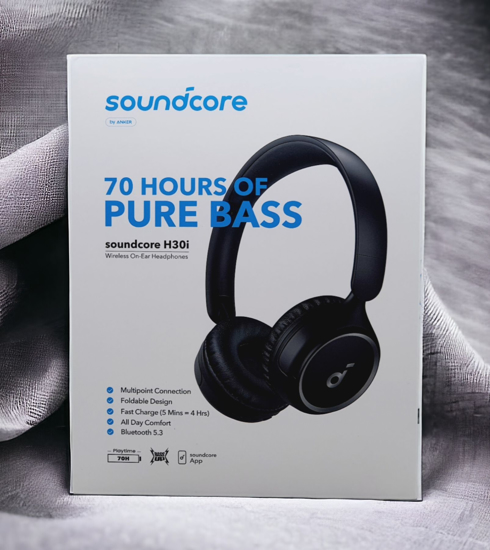 Image sur Casque sans fil - Soundcore By Anker H30i - Basses pures - 70 h d'autonomie - Bluetooth 5.3 - Connexion multipoint - Garantie 6 mois